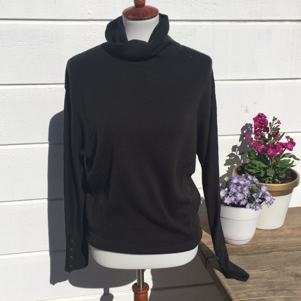 Anthropology Moth! Olive Green Turtleneck